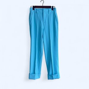 Alice + Olivia Turquoise Dylan Pant